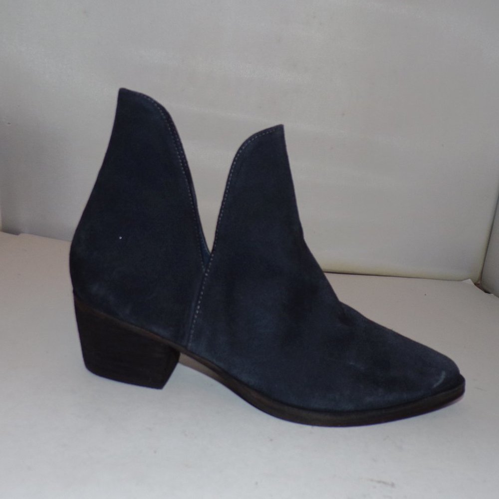 Free People Midnight Blue Ankle Booties - Picture 4 of 8